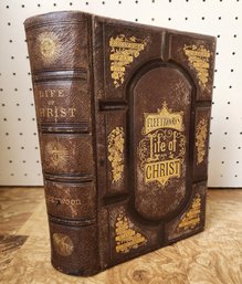 Antique 1869 FLEETWOODS The Life Of Christ Hardback Book