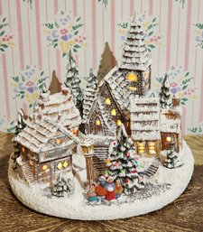 Vintage Snow Villiage Christmas Decoration