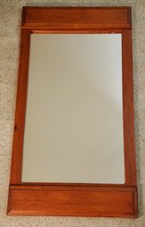 Large Vintage Wood Frame Mirror