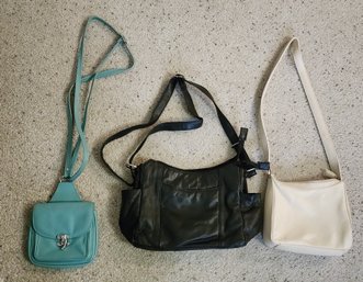 (3) Vintage Ladies Handbags - Leather