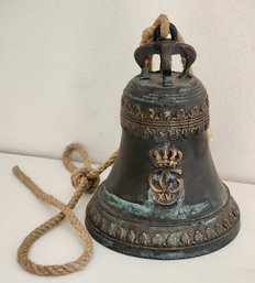 Antique Bronze Or Brass Ship Bell