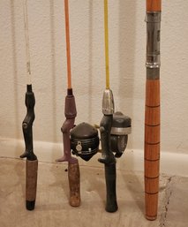 Assortment Of Vintage Fishing Rods And Reels