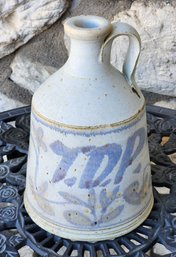 Vintage Handpainted Stoneware Jug