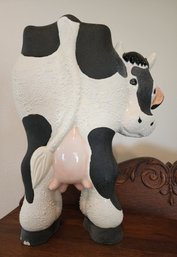 Vintage Ceramic Home Decor Cow Statue