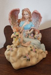 Vintage Angel Music Box Decor Figure