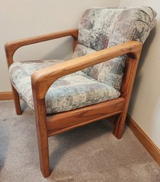 Vintage Upholstered Lounge Chair