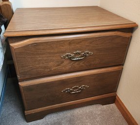Vintage Side Table With Drawer Storage