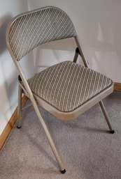 Vintage Gray Folding Chair