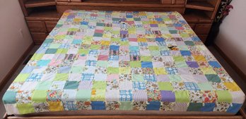 Vintage Handmade Quilt Blanket
