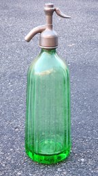 Antique French Seltzer Bottle Home Decor Farmhouse