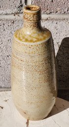 Vintage Stoneware Pottery Vessel Handmade