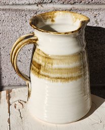 Vintage Handmade Fine Art Stoneware Pottery Vessel