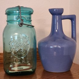 Vintage Blue Purple Theme Selections - Jar And Vessel