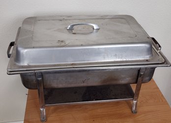 Vintage Full Size Stainless Steel Chafing Catering Service Serving Pan System #2