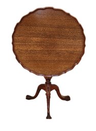Antique Ball And Claw Tilt Top Wooden Tea Table