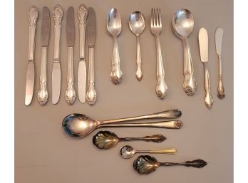 Nice Assortment Of Vintage Silver Plated Flatware