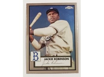 2021 Topps Chrome Platinum Anniversary Jackie Robinson Baseball Card Brooklyn Dodgers