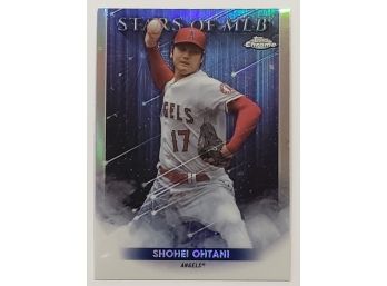 2022 Topps Chrome Shohei Ohtani Stars Of MLB Insert Baseball Card LA Angels