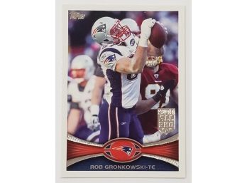 2012 Topps All Pro Rob Gronkowski Football Card New England Patriots