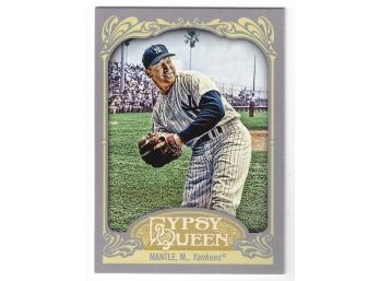 2012 Gypsy Queen Mickey Mantle Baseball Card New York Yankees