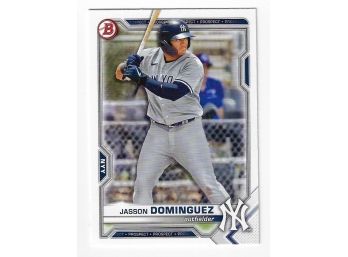 2021 Bowman Draft Jasson Dominguez Baseball Card New York Yankees