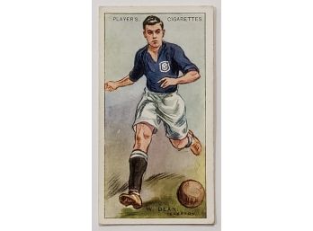 1928 John Player & Sons Footballers Tobacco Card W. Dean Everton