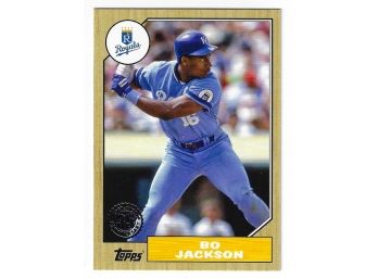 2022 Topps 1987 Insert Bo Jackson Baseball Card Kansas City Royals