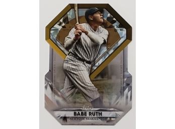 2022 Topps Babe Ruth Diamond Greats Die Cut Insert Baseball Card NY Yankees