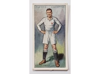 1928 John Player & Sons Footballers Tobacco Card R. Cove Smith Old Merchant Taylors And England