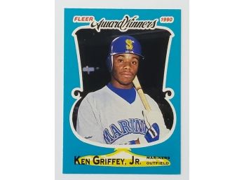 1990 Fleer Award Winners Ken Griffey Jr Baseball Card Seattle Mariners