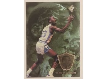 1998 SP Top Prospects Phi Beta Michael Jordan #J10, North Carolina, UNC Chicago Bulls