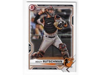 2021 Bowman Draft Adley Rutschman Baseball Card Baltimore Orioles