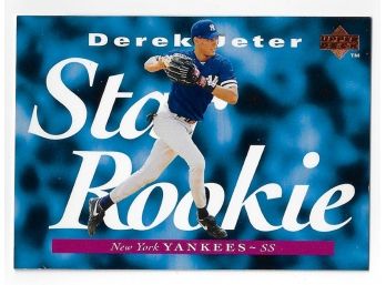 1995 Upper Deck Derek Jeter Star Rookie RC Baseball Card New York Yankees