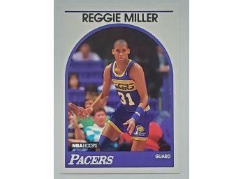1989 NBA Hoops Reggie Miller Basketball Card Indiana Pacers
