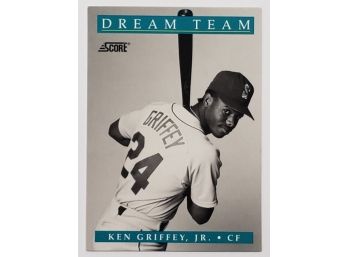 1991 Score Dream Team Ken Griffey Jr Baseball Card Seattle Mariners