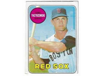 1969 Topps Carl Yastrzemski Baseball Card Boston Red Sox