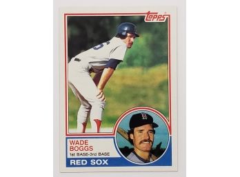 1983 Topps Wade Boggs RC Rookie Baseball Card Boston Red Sox