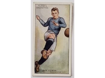 1928 John Player & Sons Footballers Tobacco Card S. Cowan Manchester City