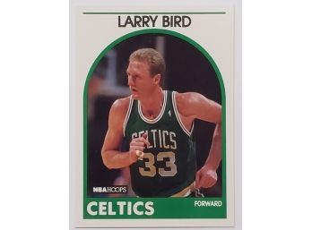 1989 NBA Hoops Larry Bird Basketball Card Boston Celtics