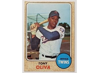 1968 Topps Tony Oliva Baseball Card Minnesota Twins