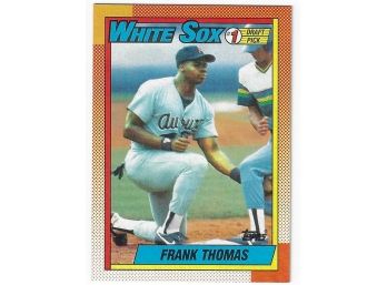 1990 Topps Frank Thomas Rookie Baseball Card Chicago White Sox