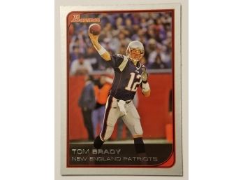 2006 Bowman Tom Brady Football Card New England Patriots