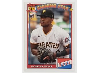 2021 Topps Archives Bazooka Insert Ke'bryan Hayes Rc Rookie Baseball Card Pittsburgh Pirates