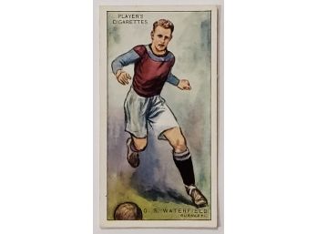 1928 John Player & Sons Footballers Tobacco Card G.S. Waterfield Burnley