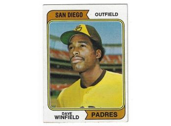 1974 Topps Dave Winfield Rookie RC Baseball Card SD Padres