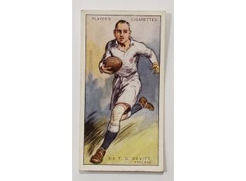 1928 John Player & Sons Footballers Tobacco Card Sir T.G. Devitt Blackheads And England