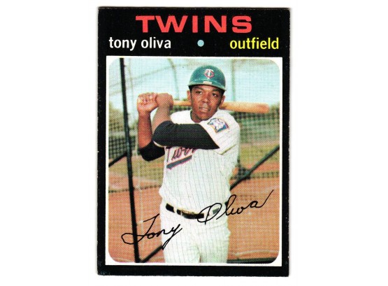 1971 Topps Tony Oliva Baseball Card Twins HOF