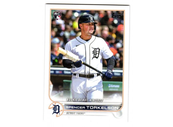 2022 Topps Update Spencer Torkelson Rookie Debut Baseball Card RC Tigers  #3273