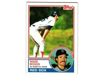 1983 Topps Wade Boggs Rookie Baseball Card Red Sox HOF