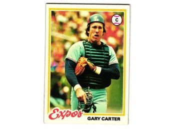 1978 Topps Gary Carter Baseball Card Expos HOF